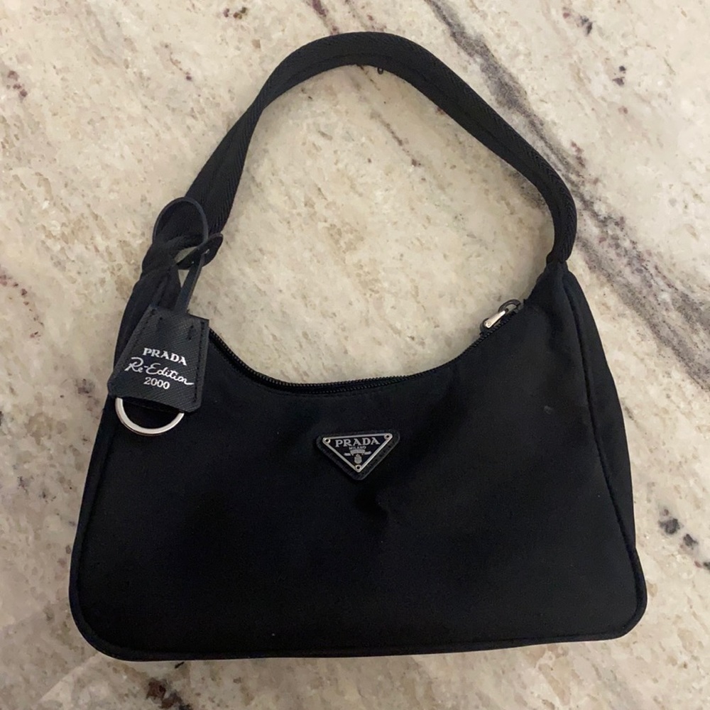 Prada Nylon Re-addition 2000 black mini bag - DHgate